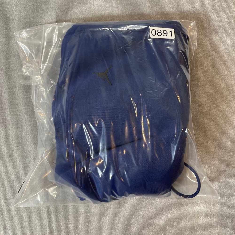 Jordan Sport Dri-FIT Mens Fleece Pants Navy Blue Wide Leg L-Tall HQ8692-492 NEW - Picture 10 of 10